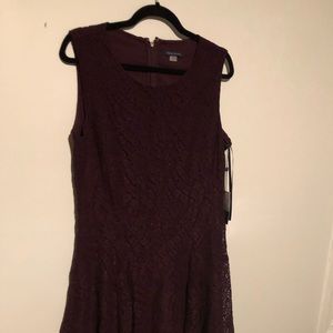 Tommy Hilfiger Purple Lace Sheath Size 14 NEW